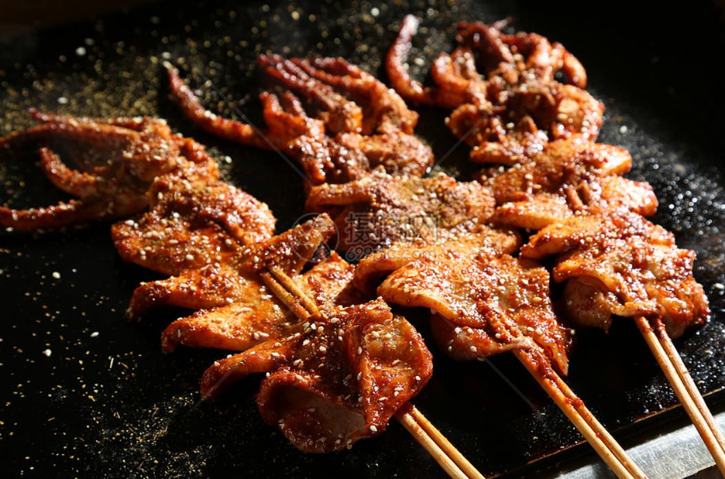 BBQ Squid 铁板鱿鱼串 10串装 总重600克