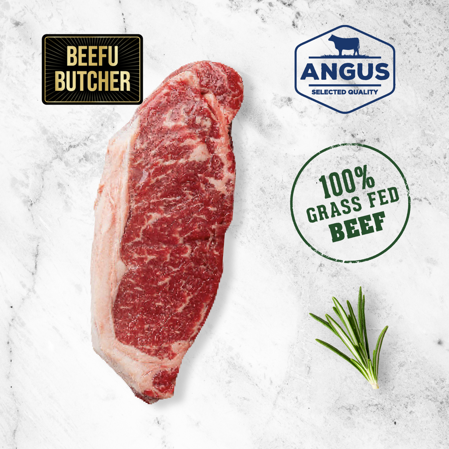 Striploin Steak 100%草饲黑安格斯纽约牛排 7oz