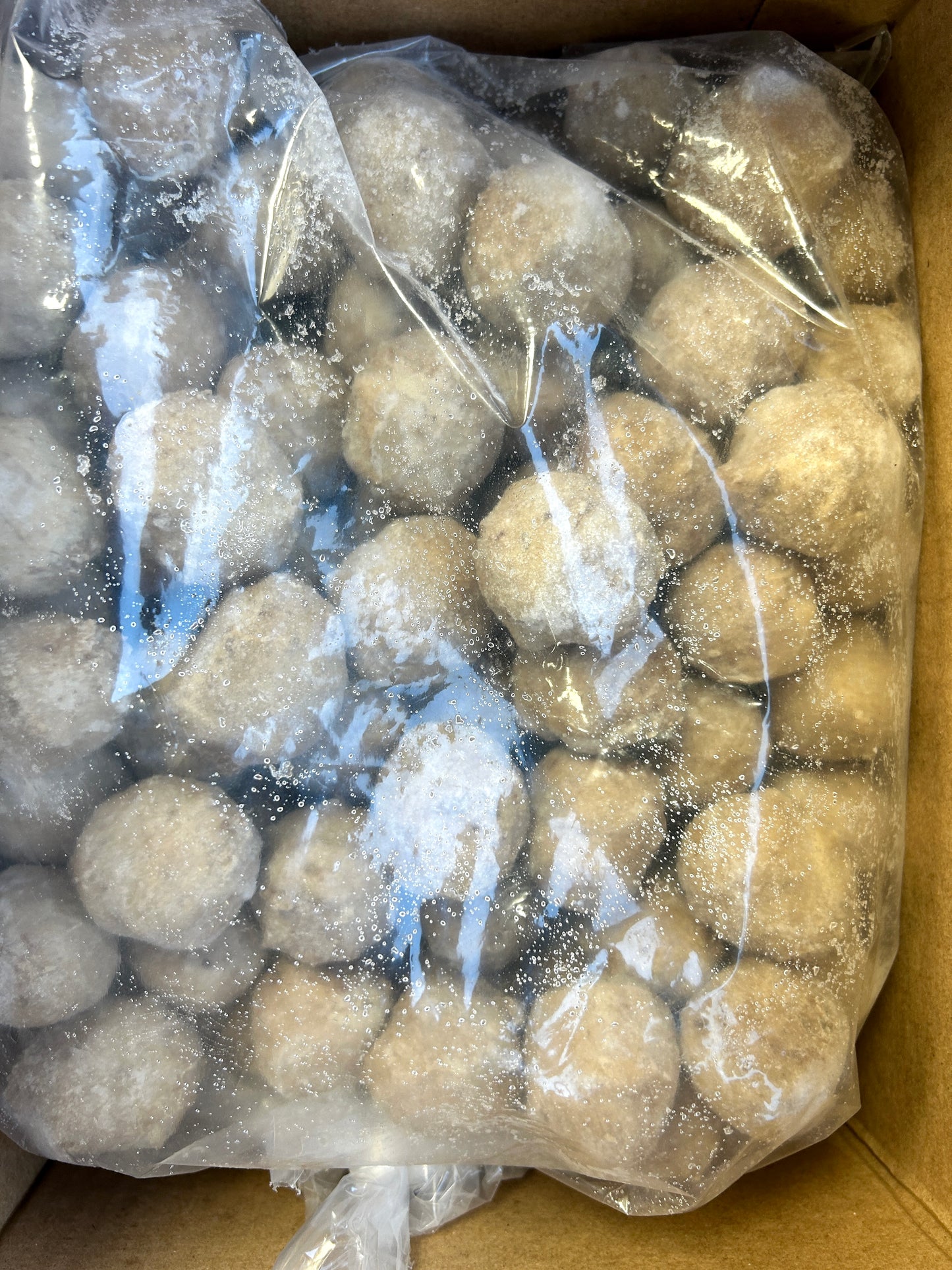 加拿大本地手打牛筋丸 2.5磅装 Q弹十足