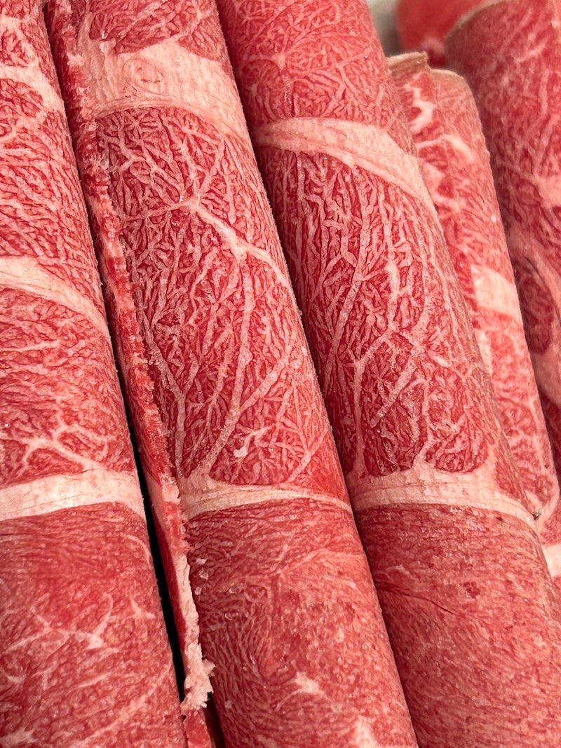 草饲黑安格斯顶级霜降雪花牛小排卷 3磅装