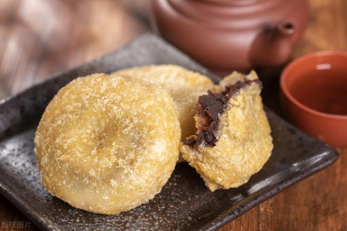 ⚡️限时闪购⚡️糯米红果豆沙炸糕 1.8kg 约20块装 金黄酥脆