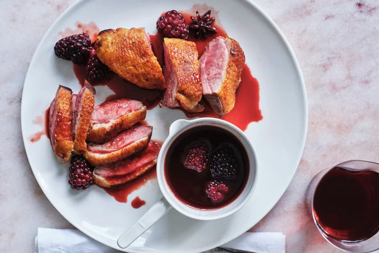 Souv Duck Breast with Red Wine 红酒慢炖香煎鸭胸肉 1pc
