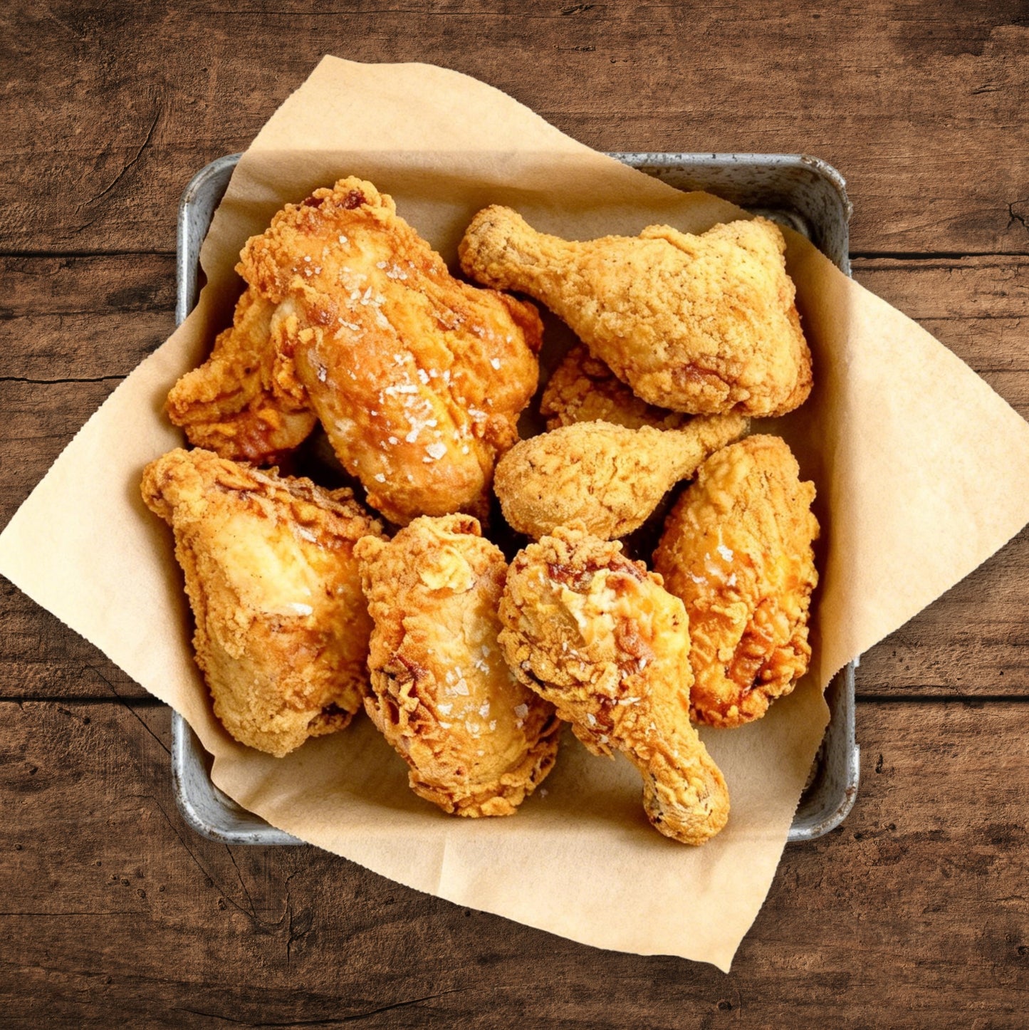 香脆炸大鸡块 加热即食 香脆多汁 2千克大包装
